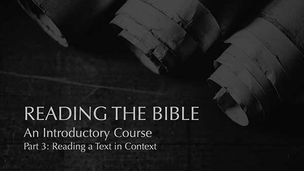 Part 3: Reading at Text in Context Part 3: Reading at Text in Context